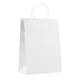 Veľká darčeková taška, rozmer 26x11x36 cm, biela
